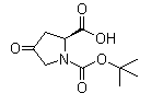 boc-4-oxo-l-proline structure