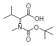 boc-n-me-d-val-oh structure