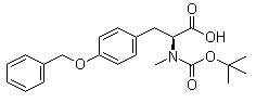Boc-N-Me-Tyr(Bzl)-OH structure