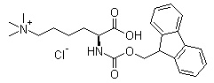 Fmoc-Lys(Me)3-OH.HCl Structure