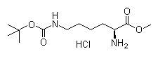 h-lys(boc)-OMe Hcl structure